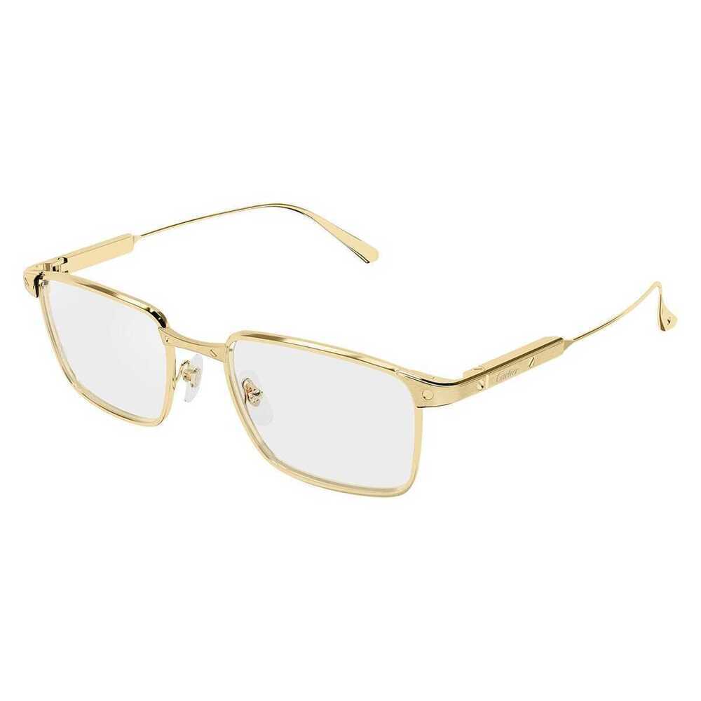 Cartier CT0613O Eyeglasses Gold Titanium Rectangle